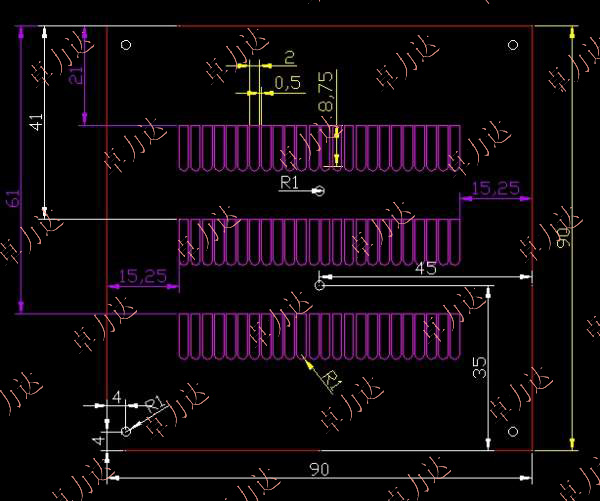 蒸發鍍膜加工掩膜板